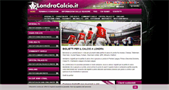 Desktop Screenshot of londracalcio.it
